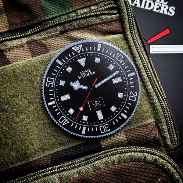 Lume Raiders Raid Diver FX Watch Patch - Reflective Edition