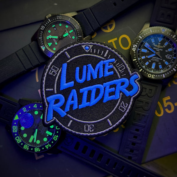 NEW Lume Raiders™ Indy Sub Bezel Glow-In-The-Dark Patch V1