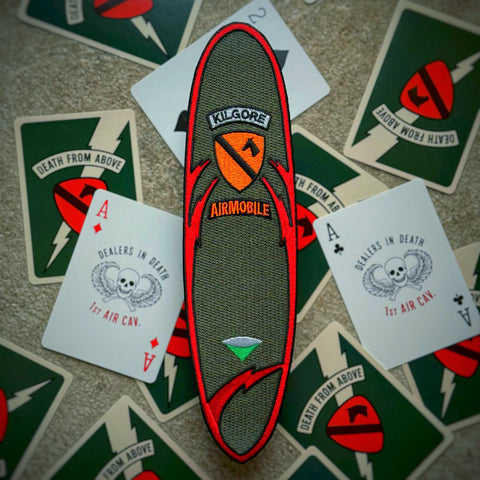 The 8.6” Charlie Don't Surf Kilgore Surfboard Patch