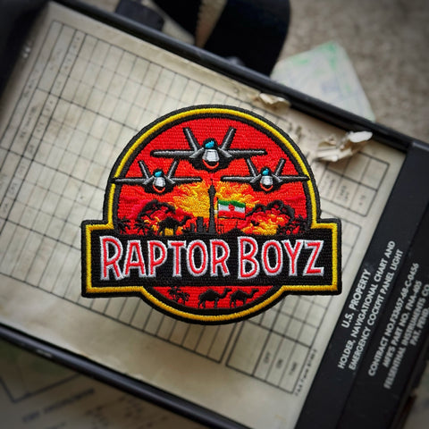 Dept of War Boyz: F-22 “RAPTOR BOYZ” Operation Epic Fury Squadron Patch
