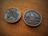 Zero Fucks Duck® Trump Penny Challenge Coin
