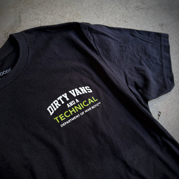 Dept of War Boyz™ Dirty Vans and a TECHNICAL T-Shirt