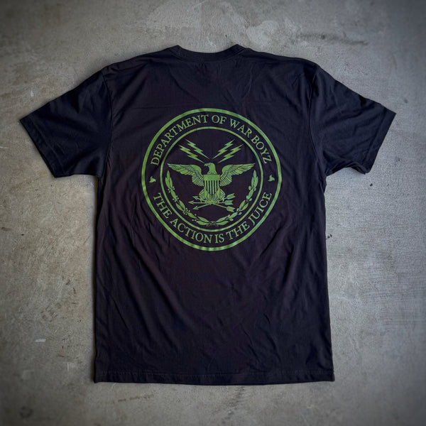 Department of War Boyz™ Unit T-Shirt - Black & OD Green
