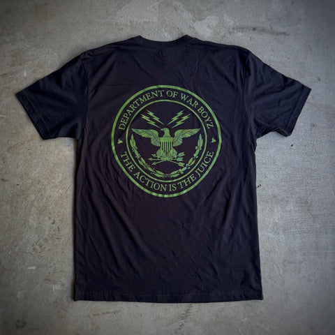 Department of War Boyz™ Unit T-Shirt - Black & OD Green