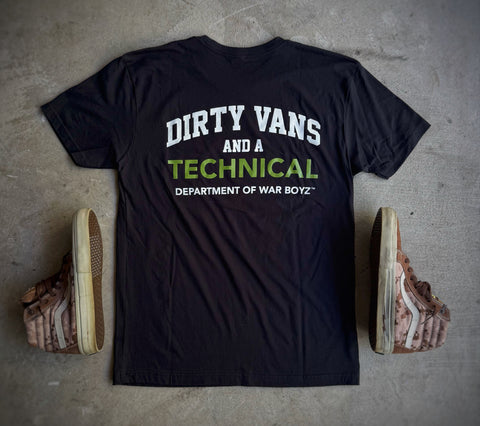Dept of War Boyz™ Dirty Vans and a TECHNICAL T-Shirt
