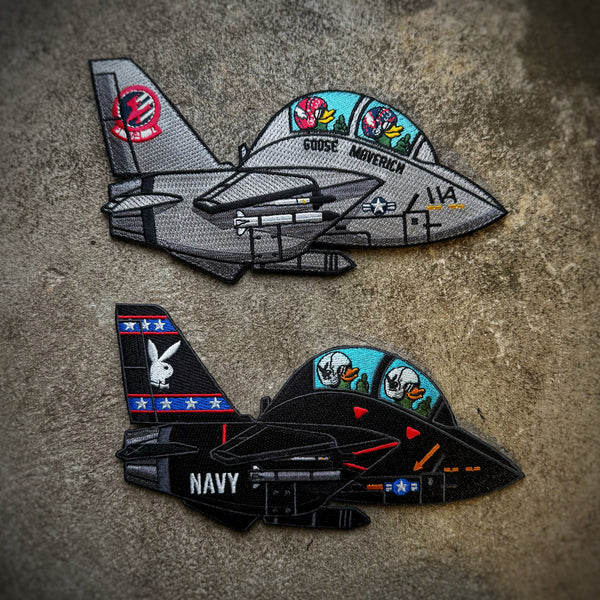 VAULT - Zero Fucks Duck® F-14 Tomcat 7” Patch - 2 Options