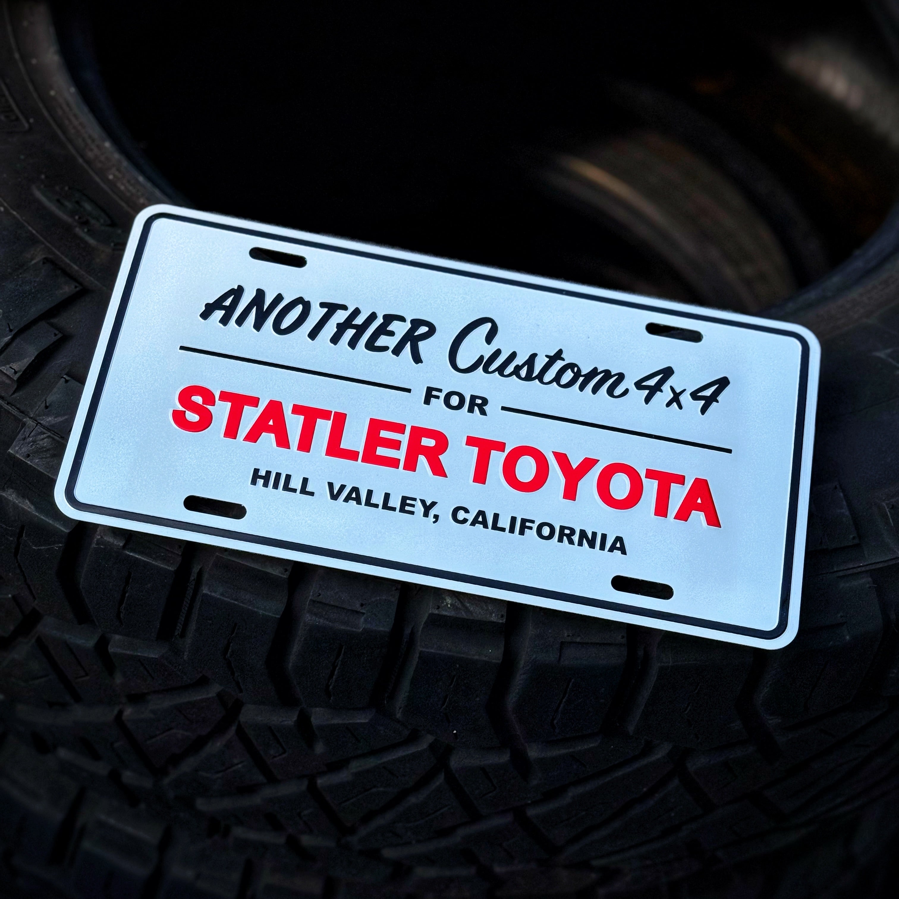 STATLER YOTA “Another Custom 4x4” Aluminum License Plate