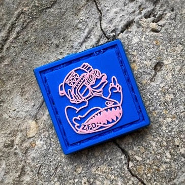 VAULT - Zero Fucks Duck Classified Ranger Eye Patch - Blue/Pink
