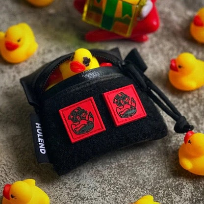 VAULT - Zero Fucks Duck Classified Ranger Eye Patch - Red/Olive