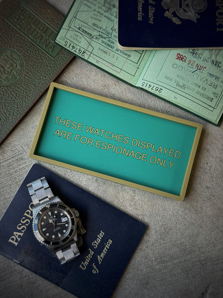 Lume Raiders™ “For Espionage Only” EDC Watch Tray