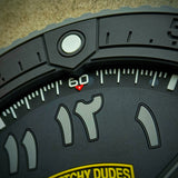 Lume Raiders™ Sketchy Dudes Arabic Dial EDC Watch Tray