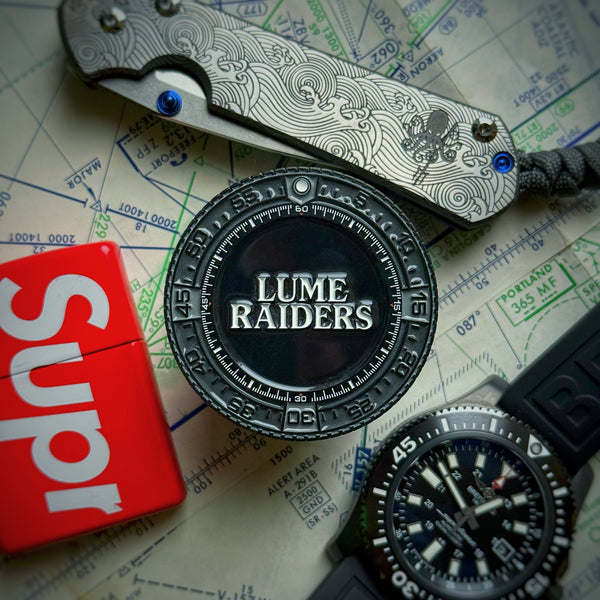 Lume Raiders™ Sketchy Dudes Arabic Dial Lumed Challenge Coin