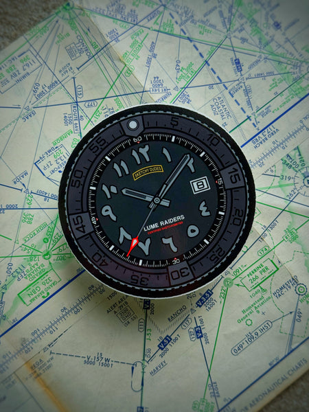Lume Raiders™ Arabic Dial Sketchy Dudes Watch Sticker