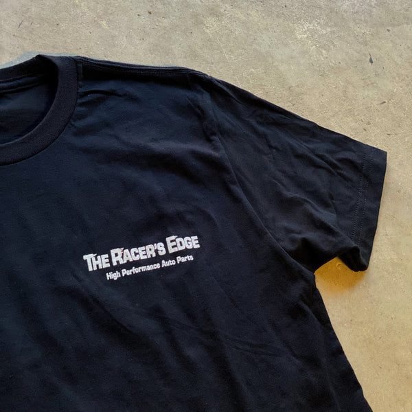 THE RACERS EDGE Garage T-Shirt - Burnout Black