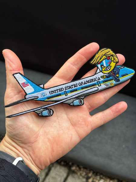 NEW Little Goons™ Air Force One Happy Trump 7” Plane Patch