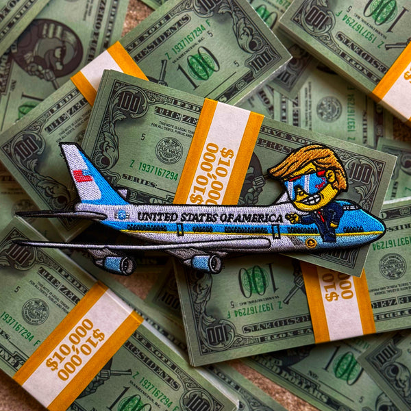 NEW Little Goons™ Air Force One Happy Trump 7” Plane Patch