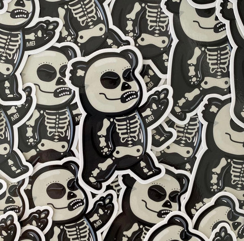MamaBear SkeleBear Sticker