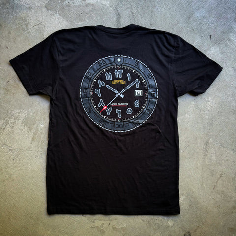 Lume Raiders™ Sketchy Dudes Arabic Dial Watch T-Shirt