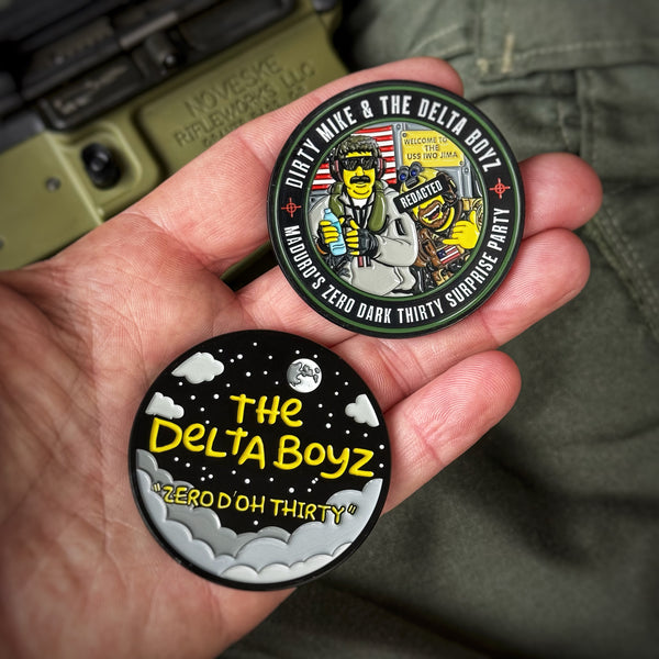 Dirty Mike & the Delta Boyz MADURO’S Zero Dark Thirty Surprise Party CAG Unit Challenge Coin