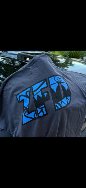 Zero Fucks Duck Classified Big ZFD Font T-Shirt