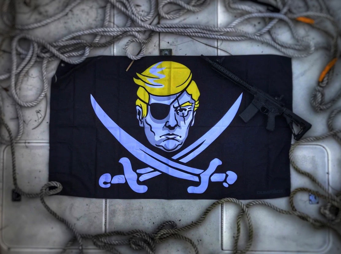 President Trump 'Calico Trump' Pirate Flag - 3’ x 5’