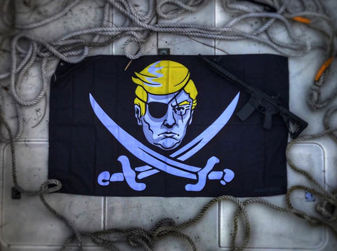 President Trump 'Calico Trump' Pirate Flag - 3’ x 5’