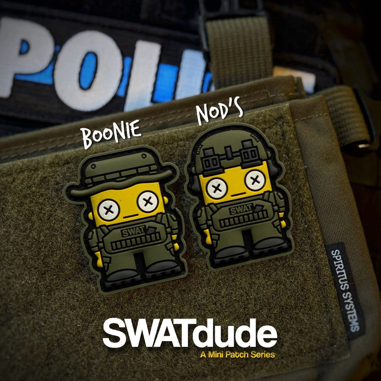 Supdude™ Ranger Eye Patch Series - V4 SWATdude OD Green