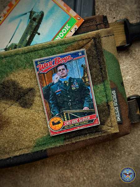 Dept of War Boyz CW5 Eric Slover 160th SOAR Reflective Card Patch