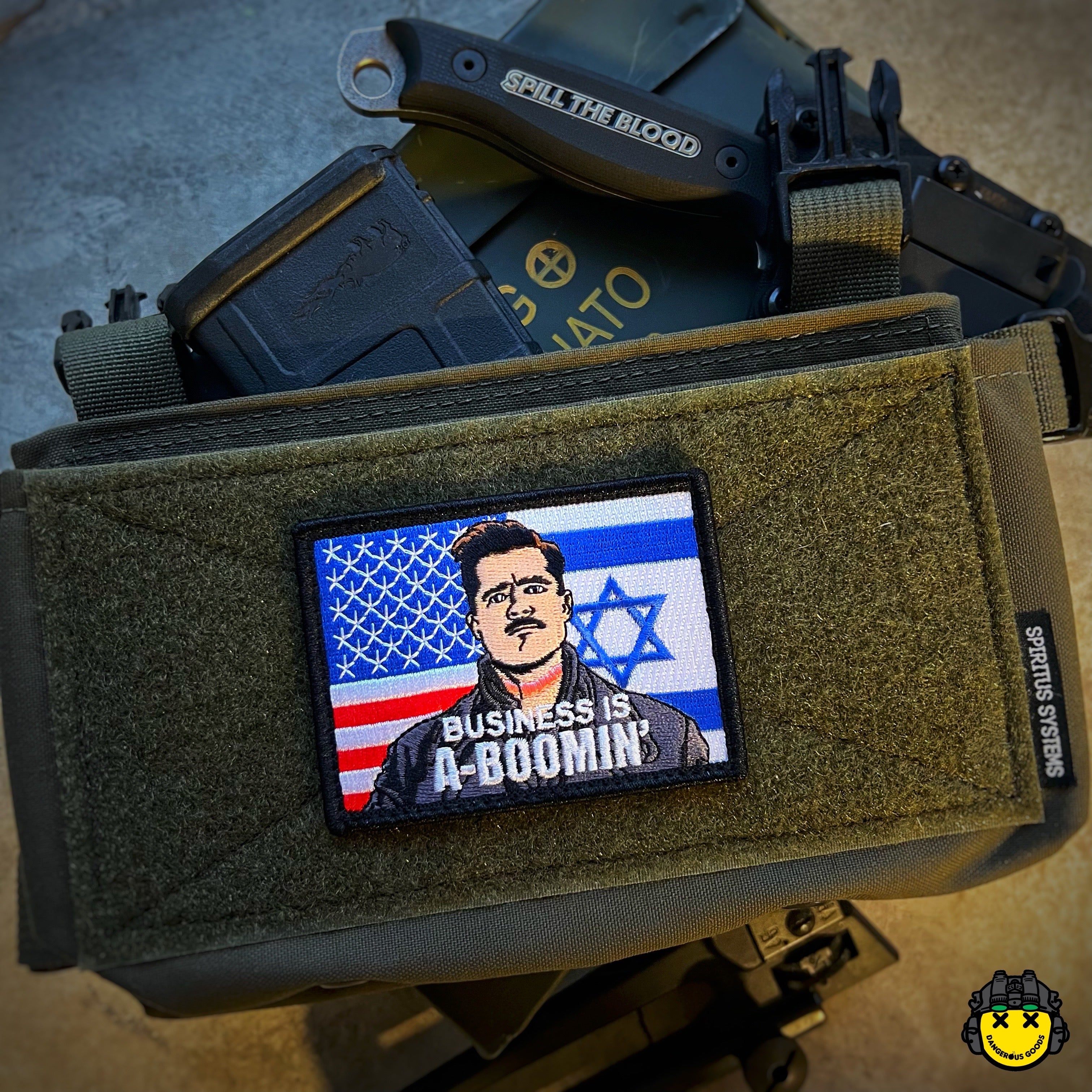 Business Is A-Boomin Morale Patch - V5 ISRAEL