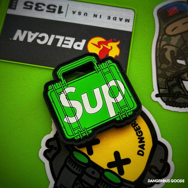 Dangerous Goods® SUP Case Mini Patch - V2 Lime Green