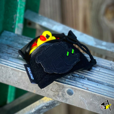 Zero Fucks Duck Mascot Head Morale Patch - Duck Team 6 Black