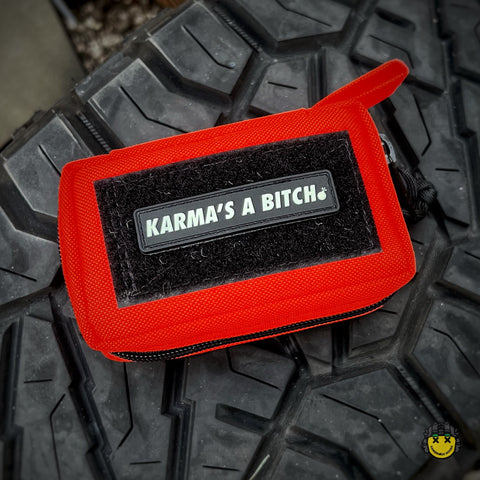 Dangerous Goods® Karma’s A Bitch PVC Morale Patch - V1 Glow