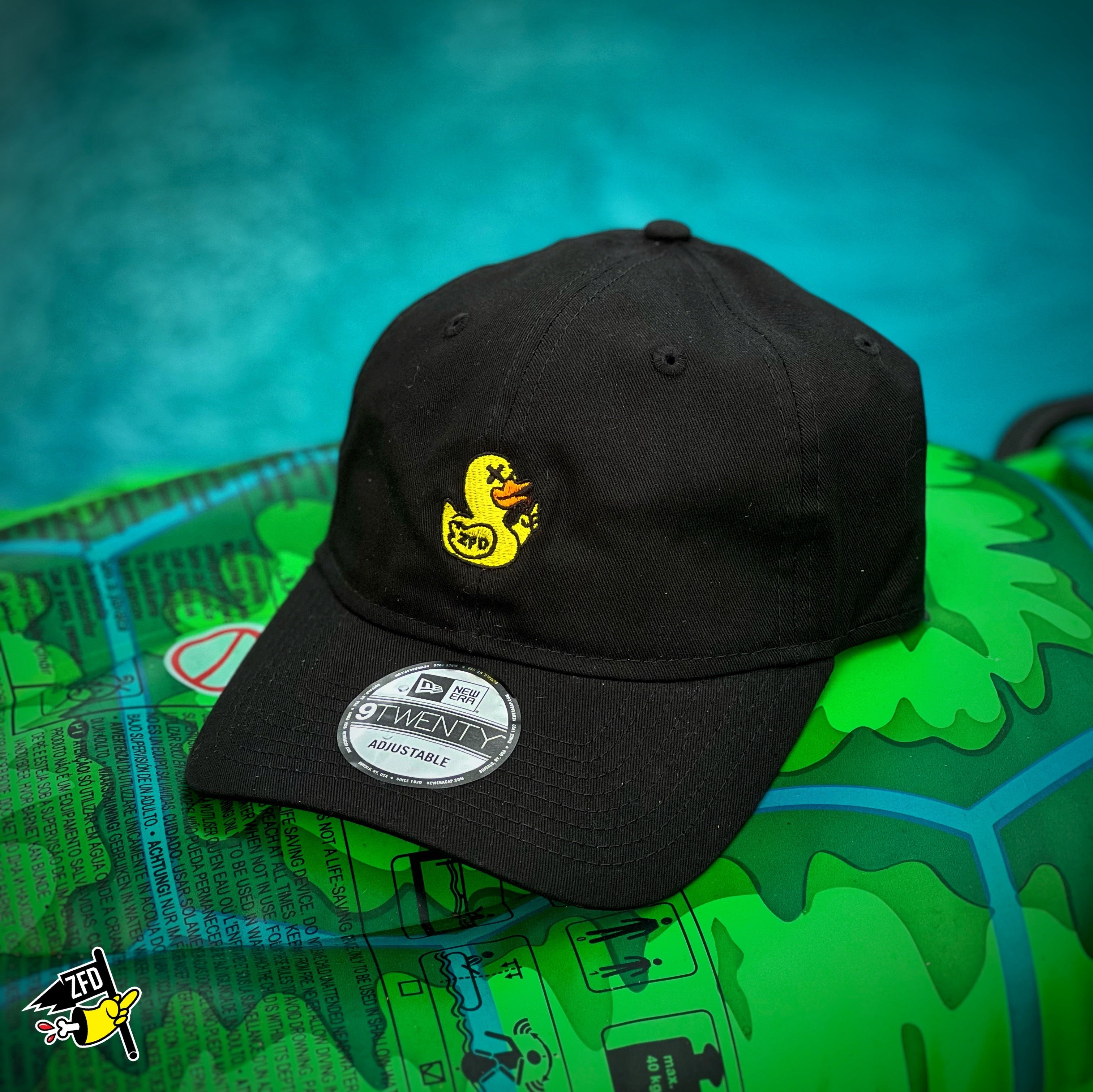 ZFD® Jr. Yellow FU Rubber Duck Dad Hat - Black