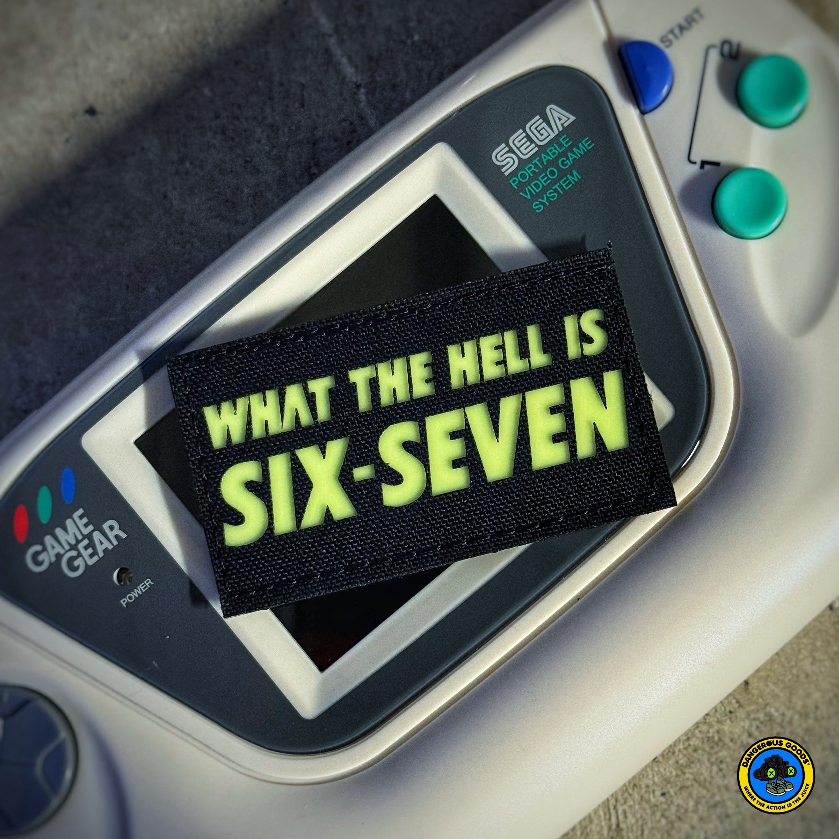 WHAT THE HELL IS SIX SEVEN Laser Cut Glow Patch