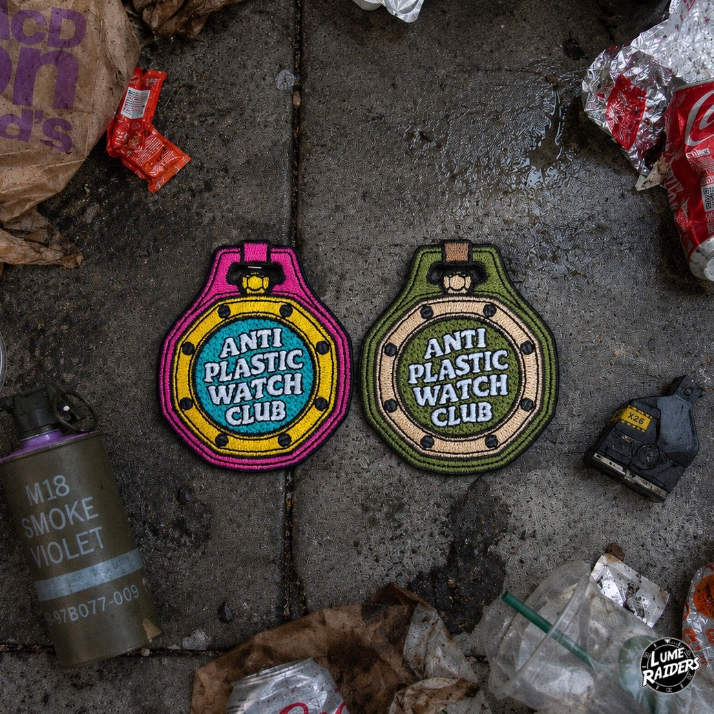 Lume Raiders™ “Anti Plastic Watch Club” Patch Series