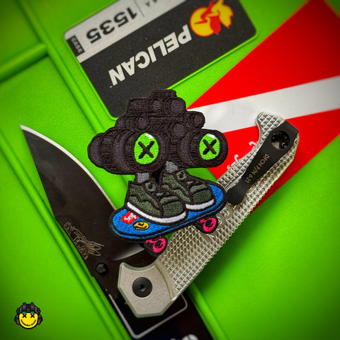 Dangerous Goods® SPECX Night Vision Goggles Mascot Patch - V1 Blue Board