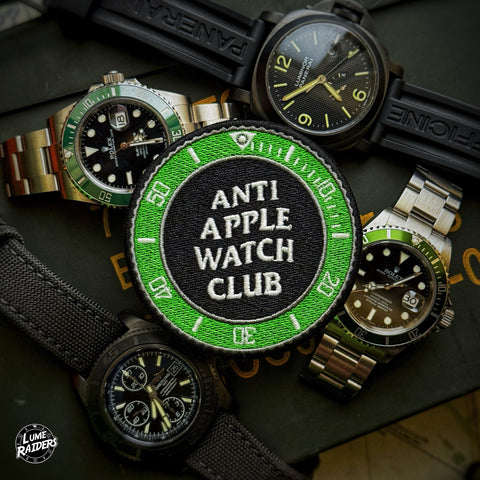 Lume Raiders™ Anti Apple Watch Club Patch - V2 Green
