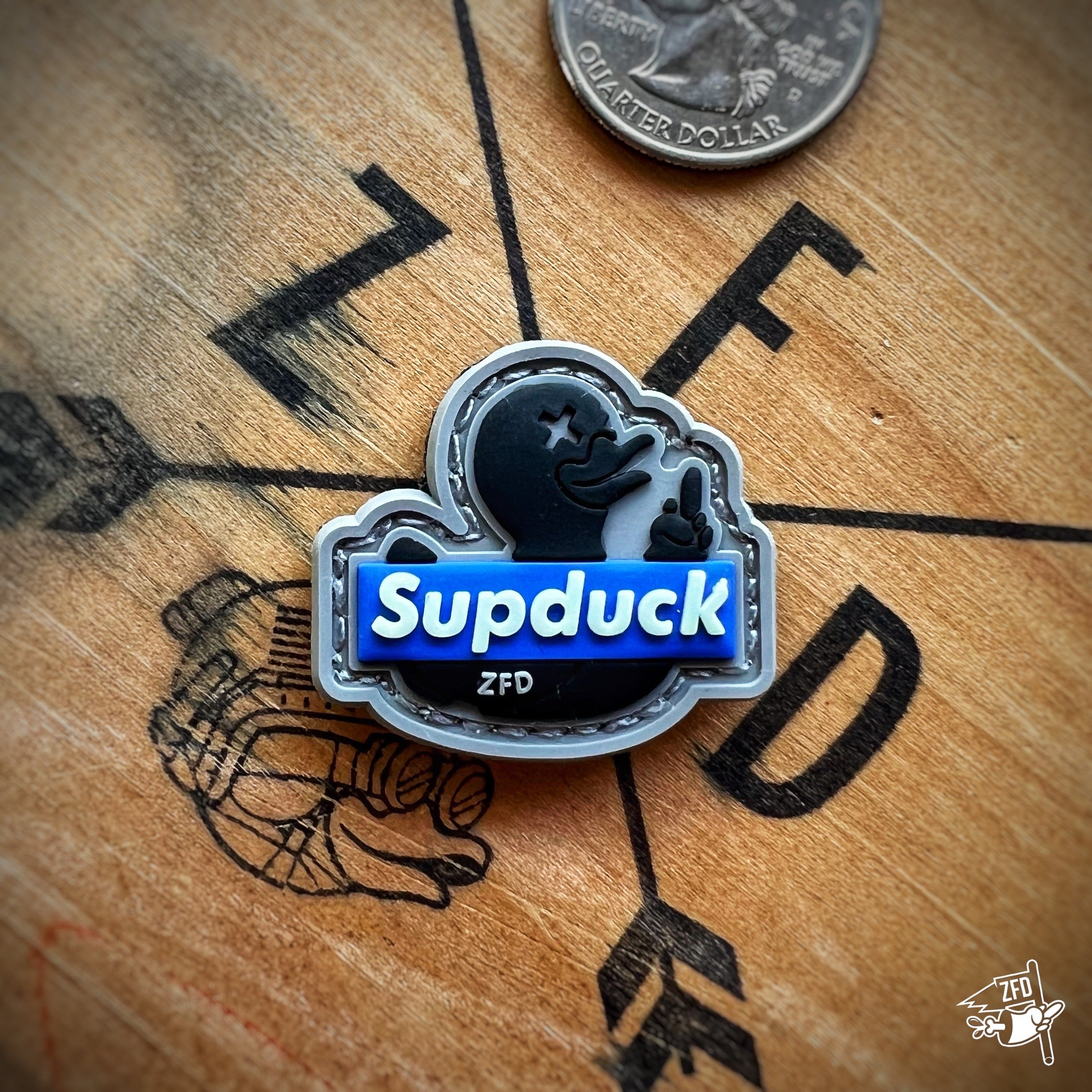 Zero Fucks Duck®️ SUPDUCK Ranger Eye EDC Patch Series