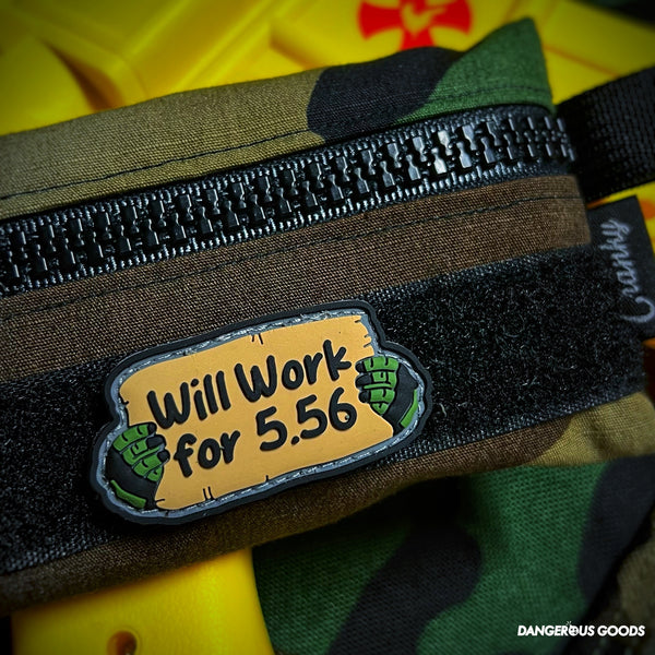 Dangerous Goods® “Will Work For 556” Ranger Eye Patch