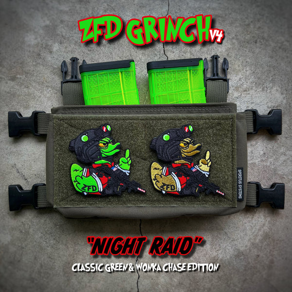 Zero Fucks Duck® Grinch V4 “Night Raid” Patch - 2 Options