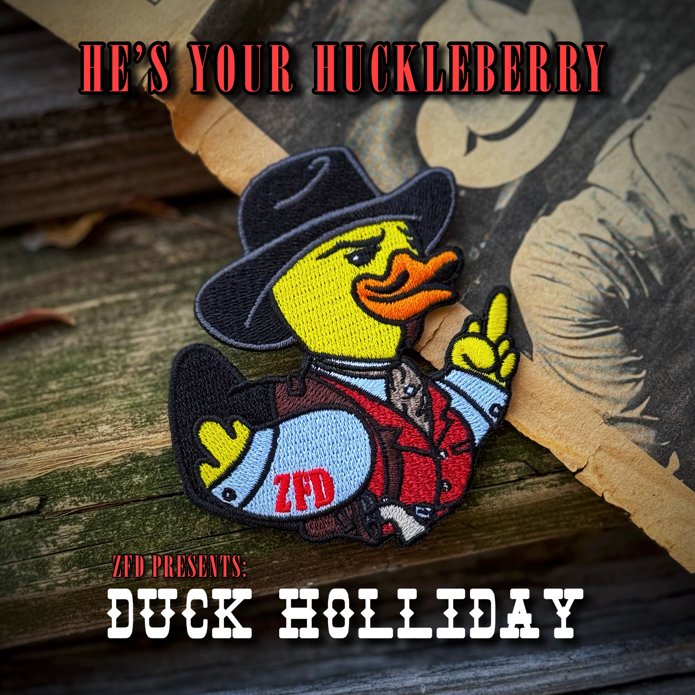 Zero Fucks Duck® Presents ZFD Duck Holliday Patch