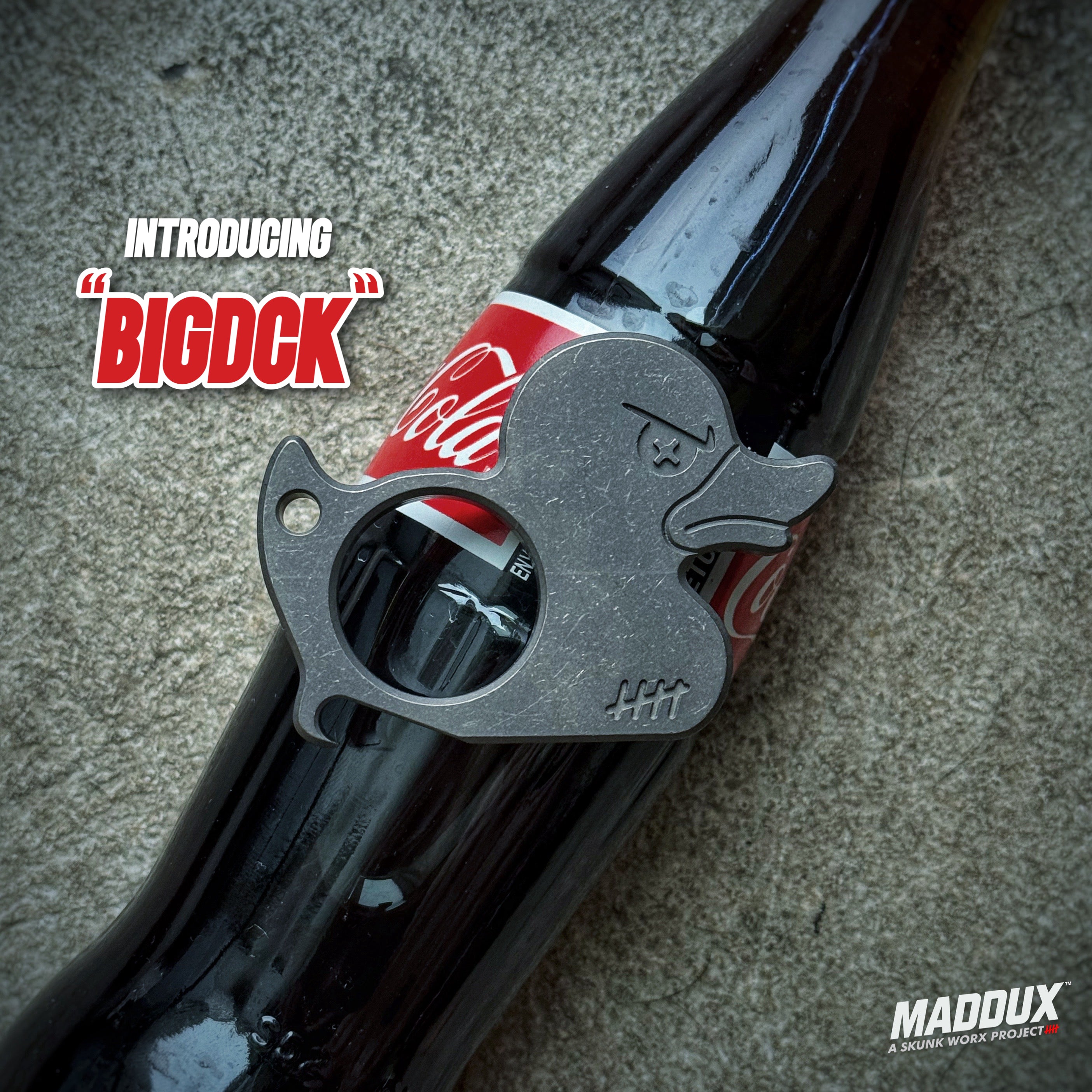 MADDUX Titanium EDC DucKnuck - MDX 001 “BIGDCK”