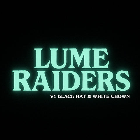 Lume Raiders Flagship New Era Dad Hat - V1 Black / White