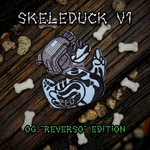 Zero Fucks Duck®️ Skeleduck V1 “REVERSO” Patch