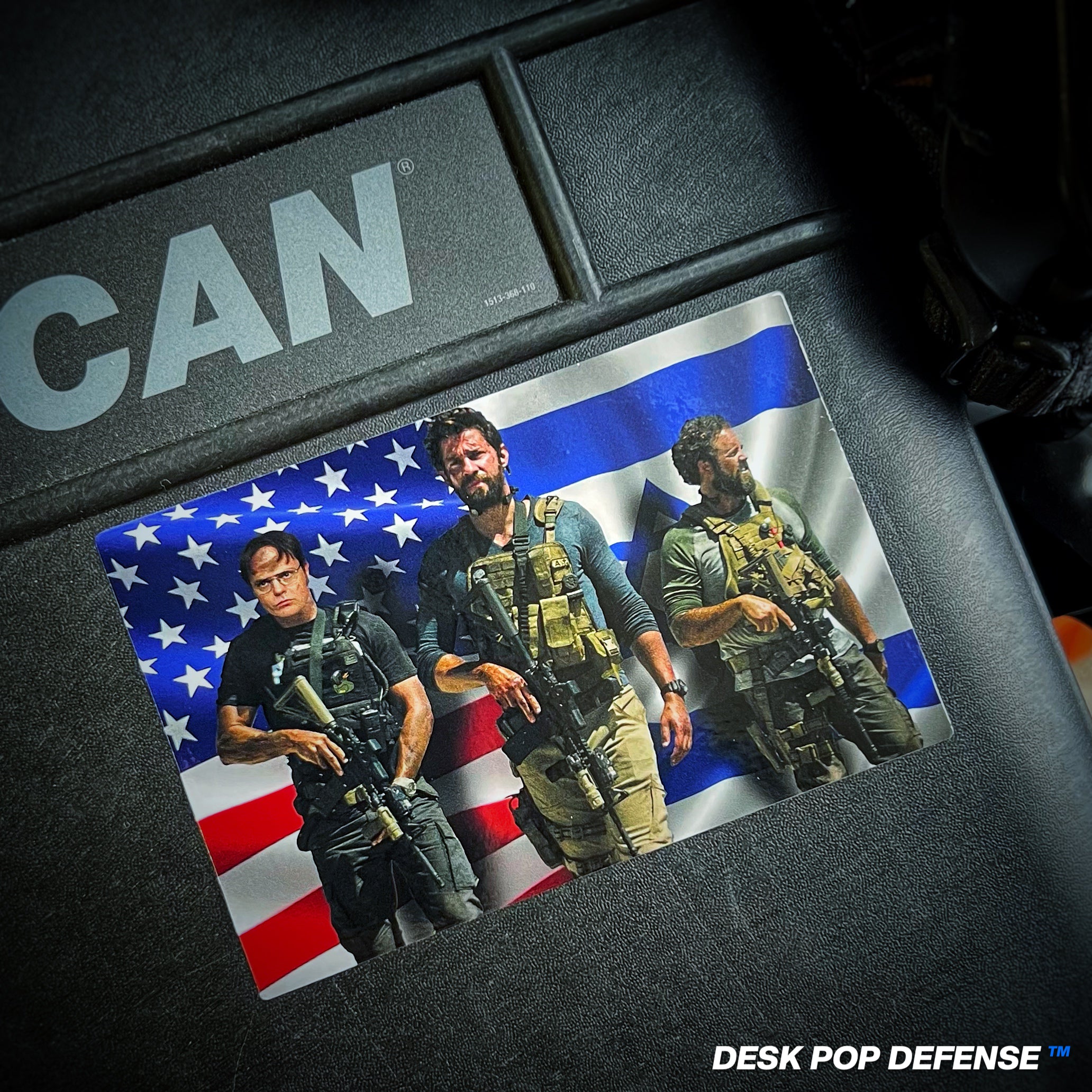 Desk Pop Defense™ Scranton Boys Slaps - USA / ISRAEL Flag