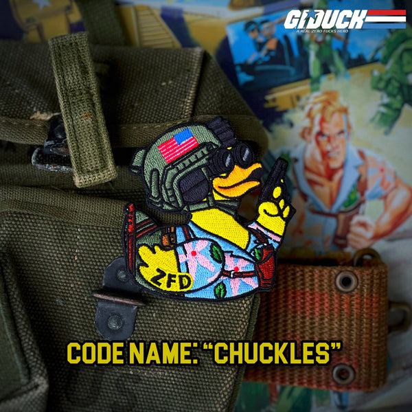 Zero Fucks Duck® GI Duck Redux Patch Series - Chuckles