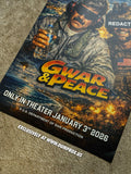 “GWAR & PEACE” Maduro Delta Force Movie Poster - 11” x 17”