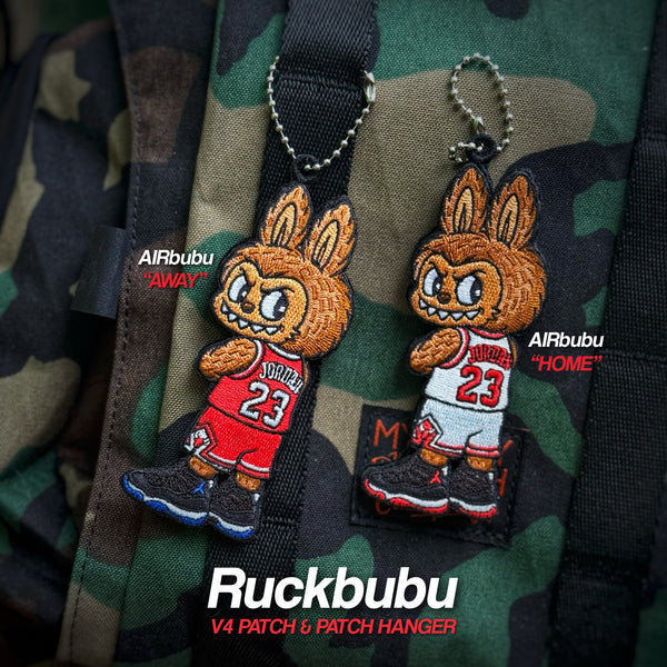 Dangerous Goods® Ruckbubu Patch & Pack Hanger - V4 AIRbubu “HOME” & “AWAY”