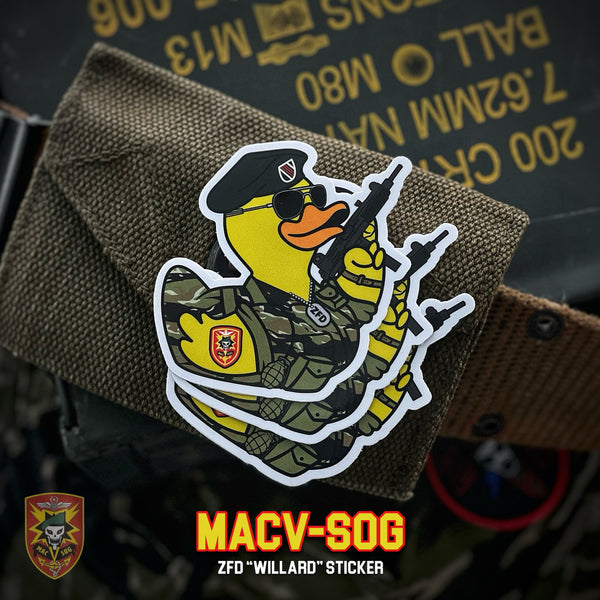 ZFD® MACV-SOG "Willard" Vietnam Tiger Stripe Duck Stickers