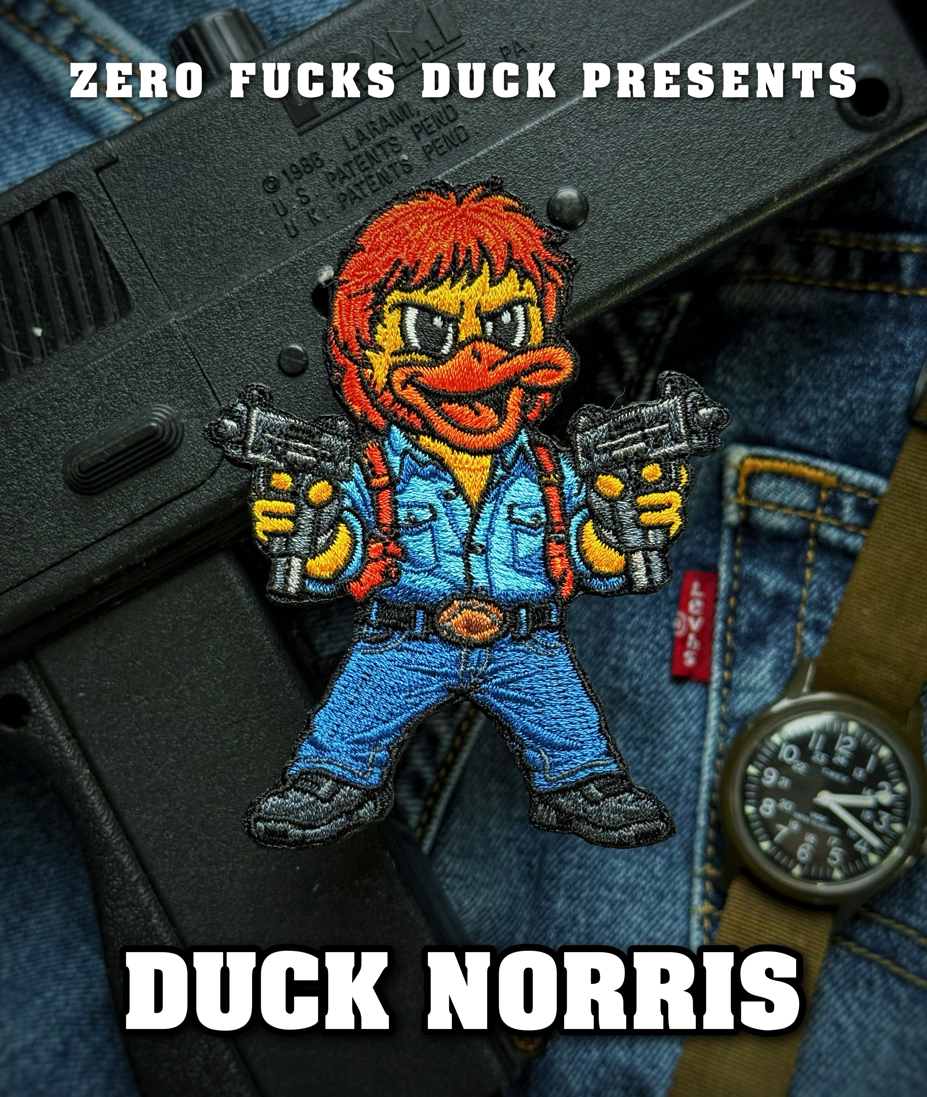 Zero Fucks Duck® x Dirty Birds “Duck Norris” Patch